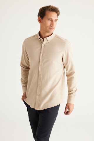 Ac&Co / Altınyıldız Classics Erkek Gömlek (465121770) Bej