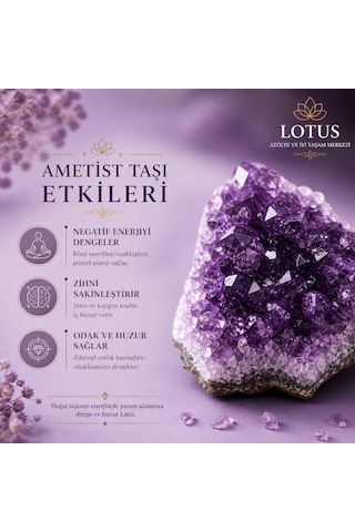 %100 Doğal Ametist Taşı Gr Ham Ametist Kristal Parçaları 60