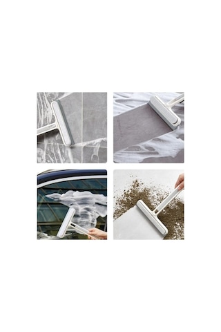 Silikon Fırçalı Ve Süngerli Pratik Cam Sileceği