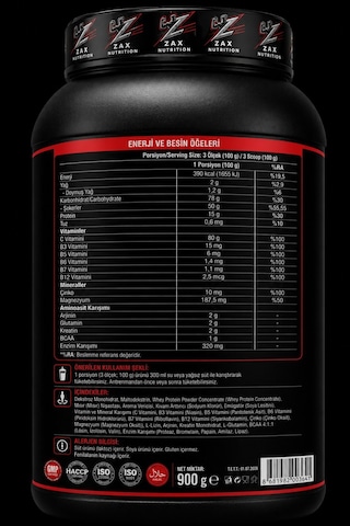 Mass Gainer 900 Gr Çikolatalı Çikolata