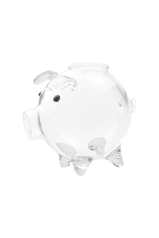 Dolıty Cam Kumbara Yılbaşı Doğum Günü Tasarruf Nakit Için 13,5cmx10,5cm