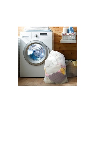 Midi Çamaşır Yıkama Filesi 40x60 Cm 50'li Set Beyaz