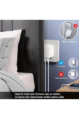 Xuweiwei Sancomo 2025 Yeni Model 40w 4 Portlu Usb C Hizli Sarj Adaptoru Hnt Pd3509 Siyah Ab Fisli İphone Uyumlu İpad Airpods İcin Siyah