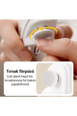 Arbix Elektrikli Şarjlı Tırnak Kesme Ve Manikür Cihazı