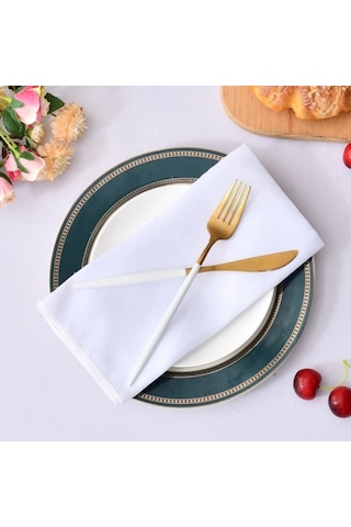 100% Pamuklu Gabardin Mutfak Otel Servis Peçetesi 4 Adet 51 X ...