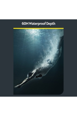 Ebitda Spor Kamerası Su Geçirmez Kasa Dalış, Osmo Pocket 2 İçin Kayışlı, Siyah Siyah