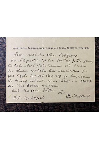 Almanya Reich Dönemine Ait 1925 Yılında Prof. Dr. W. Levison Gönderilmiş Taşbaskı Posta Kartı Postadan Geçmiş Maria Lach - Bonn Pfennig Deutsches Reich Kartal Pullu