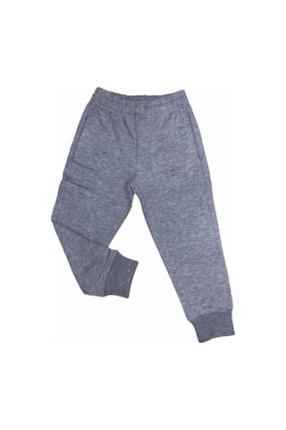 Nacar Store Unisex Çocuk 2"lipaket Gri-siyah Eşofman Altı Siyah-gri
