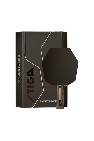 Stiga Bat Pro Carbon Plus Cybershape 5 Star Masa Tenisi Raketi 1215-0401-35