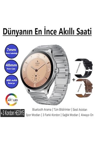 Kalobee SK42 Amoled/400mah Batarya İnce Akıllı Saat