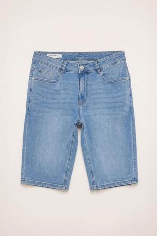 Defacto Regular Fıt Jean Bermuda Şort G8666ax26smnm39 Mavi-nm39