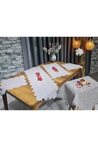 Çeyiz Diyarı Yıldız 5 Parça Salon Takımı Gri