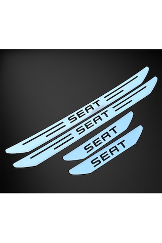 Seat Ibiza Özel Kapı Eşik Yazısı Krom
