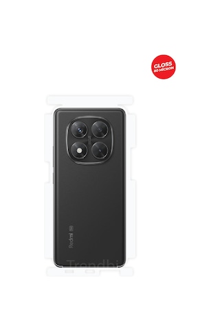 Xiaomi Redmi Note 14 Pro 5g Parlak Arka Ve Yan Koruyucu Tpu Film
