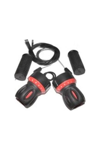 Bisiklet Vites Kolu Koldan Çevirmeli (iç Dış Kablo ve Elcik Dahil Siyah