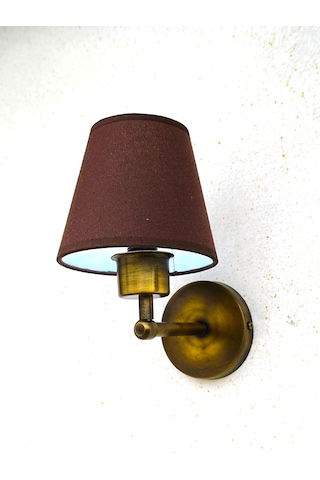 Shimmer Duvar Apliği Eskitme Gold Kahverengi Başlıklı Kahverengi