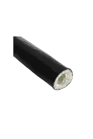 Reedark Siyah Cam Elmaslı Isıya Dayanıklı Koruyucu Kılıf - 19mm Çap X 1m Uzunluk, 1650 C Isı Dayanımı, Hidrolik Hortum Ve Kabloları Korur