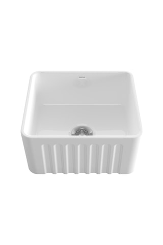 Bocchi Lavello 1603-001-0120 Dekorlu Mutfak Eviyesi Beyaz 50 CM