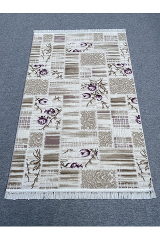 Burak Halı 150x235 Mor Vizon 4 M2 Akrilik Kesme Saçaklı Halı