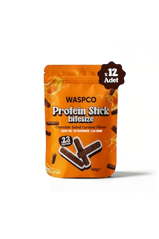 Protein Stick Bitesize - Tuzlu Karamel Aromalı 40gr X 12 Adet