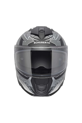 Schuberth S3 Kapalı Thunder Motosiklet Kaskı Grİ Siyah
