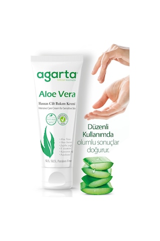 Agarta Doğal Aloe Vera Nemlendirici Cilt Kremi 75 ML