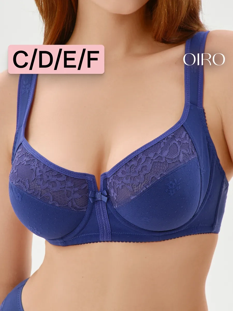 Oıro Dantel Sütyen Büyük Beden 391139189 Mavi