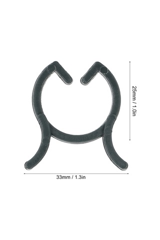 Folinda Bahçe Bitkileri Dal Tutucu Klipsi, Sarmaşık Ve Çiçek Sapı Desteği, Yeniden Kullanılabilir Pp Malzeme, 25mm Genişlik, 200 Adet