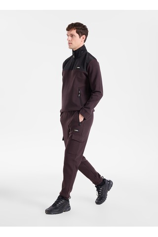 National Geographic N6wm-ea4348 Kahve Erkek Lastikli Bel Relaxed Spor Sweatpant Kahverengi