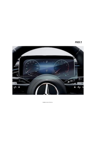 Mercedes E180 2025 Hayalet Gösterge Ve Multimedya Yolcu Ekran Uyumlu Nano Ekran Koruyucu