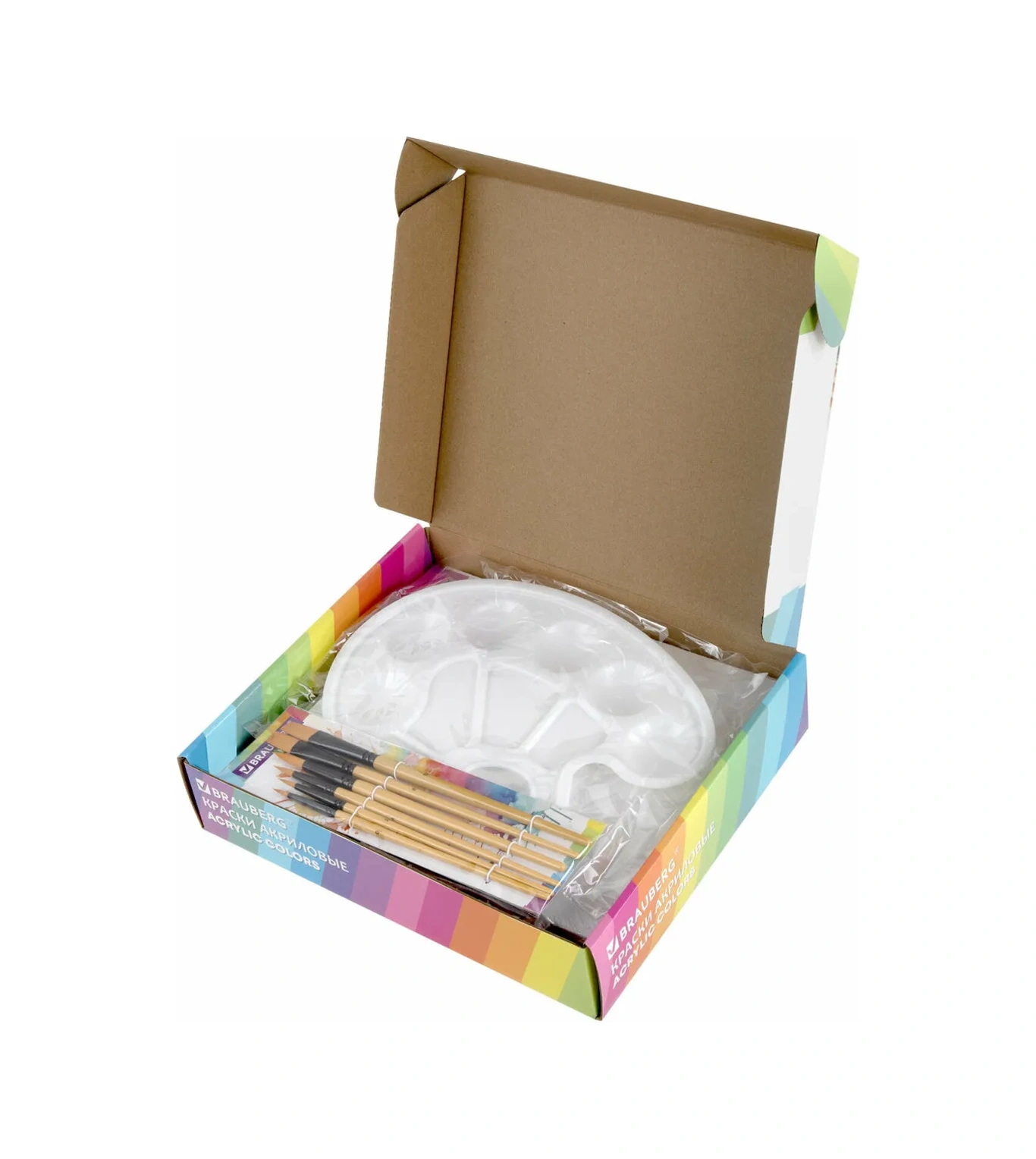 Brauberg 36 Adet Akrilik Boya Sanatçı Seti, Tuval Ve 50 Parça Fırça 330793927