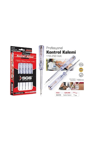 Sgs Kontrol Kalemi 190 Mm Sgs725