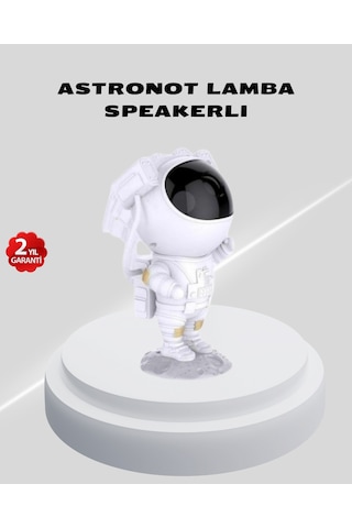Astronot Yıldız Projeksiyon Lambası 8 Efektli Uzaktan Kumandalı Gece Işığı