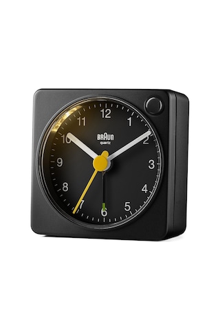 Braun Bc02xb Siyah Klasik Seyahat Analaog Alarmlı Masa Saati Brn.bc02xb