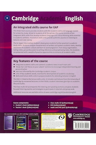 Cambridge Academic English B2 Upper Intermediate Student's Book: An Integrated Skills Course For Eap