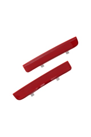 Reedark Arka Tampon Reflektör Lr006348 Lr006349 Xff000021 Xff000031 - Range Rover L322 2002-2012 Ve Freelander 2 L359 2006-2015 Uyumlu, Abs Malzeme, Güvenli Sürüş İçin Görünürlük Artırıcı