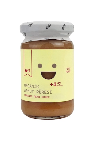 4'lü Organik Armut Püresi 100 G +4 Ay