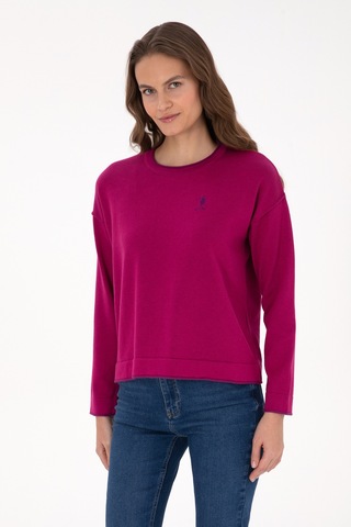 U.s. Polo Assn. Kadın Fuşya Kazak /triko 50314675-vr023 Fusya