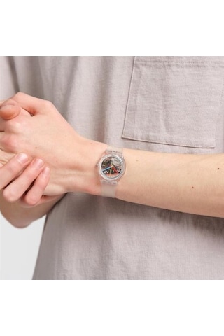Swatch SO28K100 Clearly Gent Bayan Kol Saati