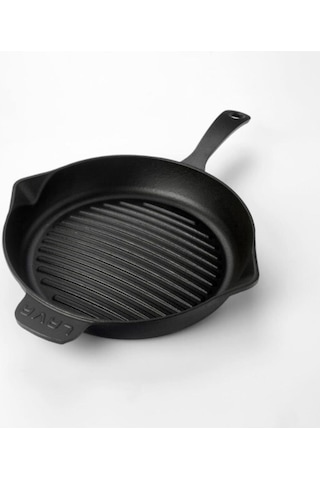 Lava Yuvarlak Saplı Izgara Tava Ç28 Cm Knk Lv Eco Y Gt 28 Knk