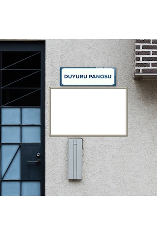 Decorita Cam Yönlendirme Levhası | Duyuru Panosu | 60cm X 20cm