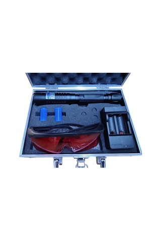 Uzun Mesafeli 450nm Yakıcı Şarjlı Mavi Lazer Pointer