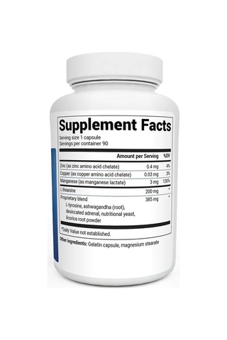L-theanine Adrenal Support 90 Kapsül Takviye Edici Gıda Dr.berg