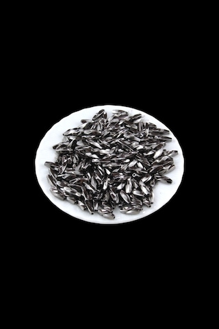 14x5 Mm Metalik Gri Arpa Takı Malzemesi Boncuk 30 Gr 170 Adet