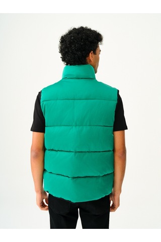 Regular Fit Erkek Yelek Yeşil