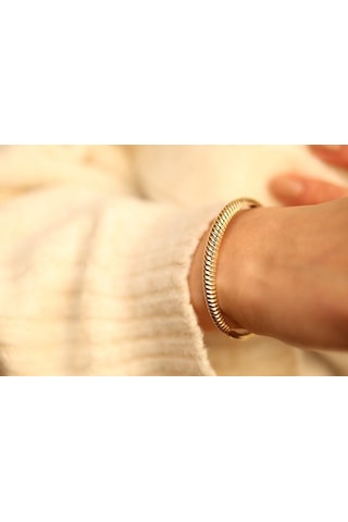 Reis Kuyumculuk T1671 Mon Cher Bangle Altın Bilezik