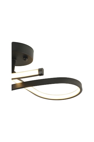 Vetto Siyah 38 Watt Modern Plafonyer Led Avize