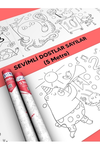 Sayılar Boyama Kağıdı