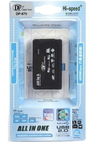 Hi-Seed DP 670 SD CF Micro USB 2.0 Kart Okuyucu