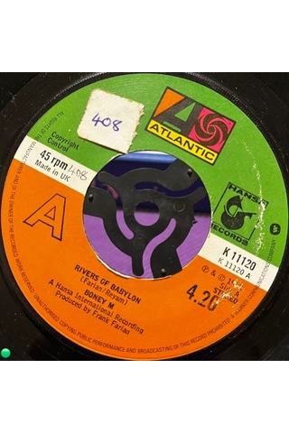 Boney M. - Rivers Of Babylon / Brown Girl İn The Ring - Atlantic Uk Baskı 45'lik